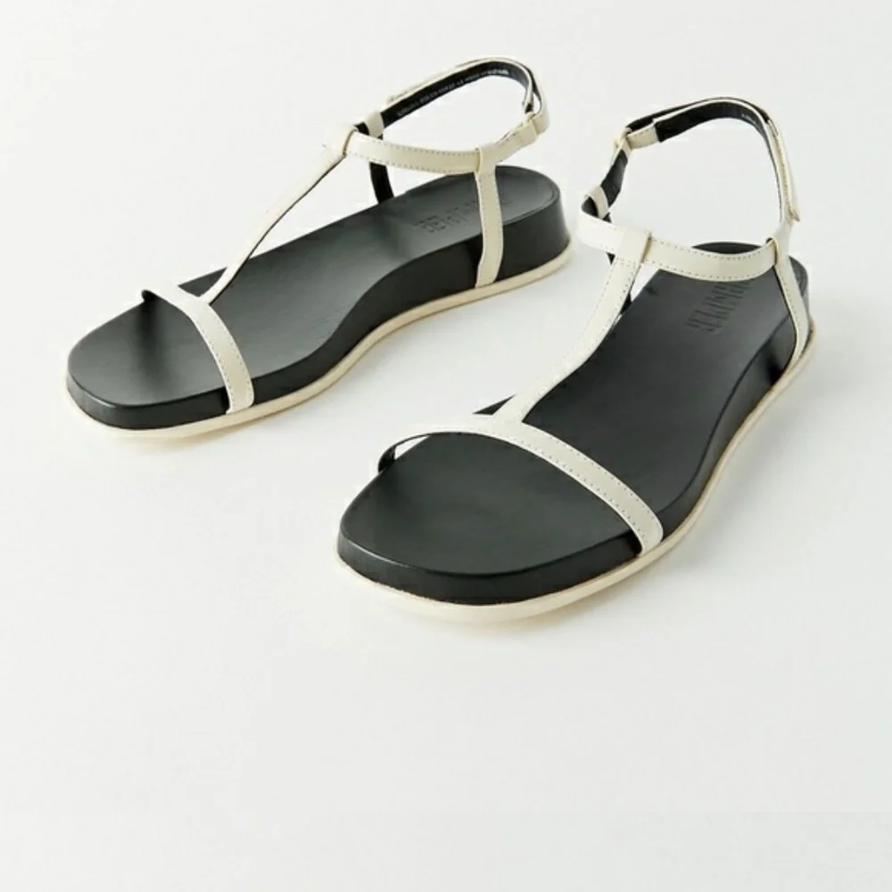 NEW CAMPER Atonika Sandals Strappy Leather in Beige sz 11 - Picture 1 of 1
